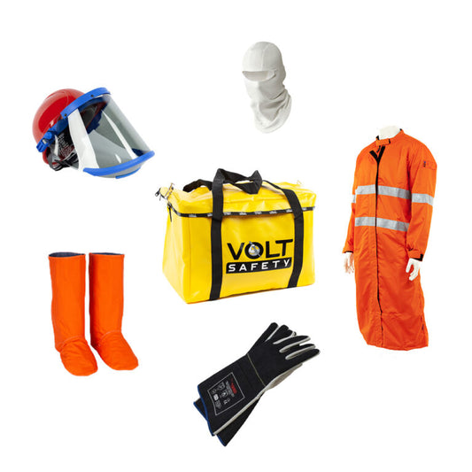 Arc flash Suit Kit HRC2 12cal/cm2 Electrical PPe - Volt Safety