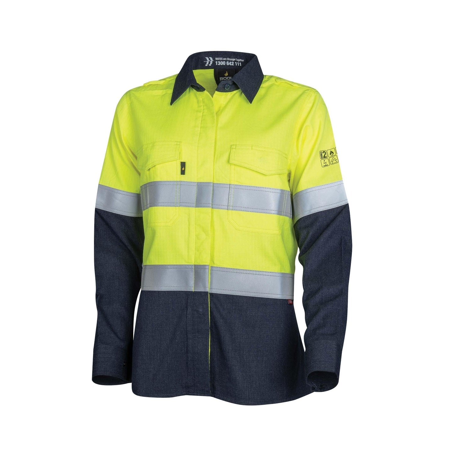 Bool Women’s Regular Weight PPE2 FR Shirt with Loxyª Reflective Tape