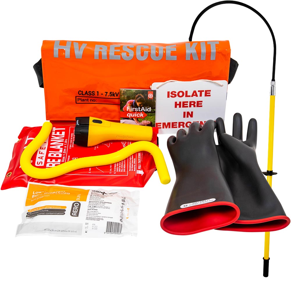 High Voltage Rescue Kit Class 1 7.5kV - Volt Safety