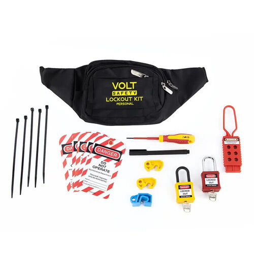 Electrical Lockout Kit Personal with Belt Bag - Volt Safety